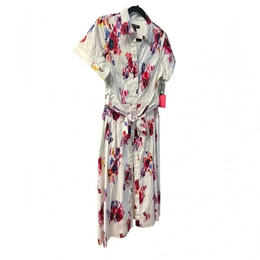 Prabal Gurung shortsleeved midi dress size M - Picture 5 of 13
